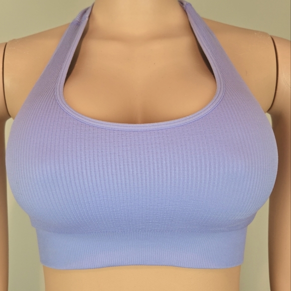 NVGTN Limitless Ribbed Seamless Halter Bra - Picture 4 of 9